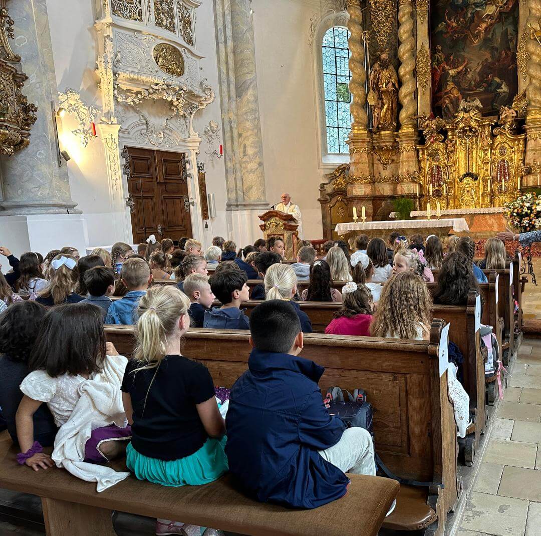 Segnung unserer neuen Grundschüler